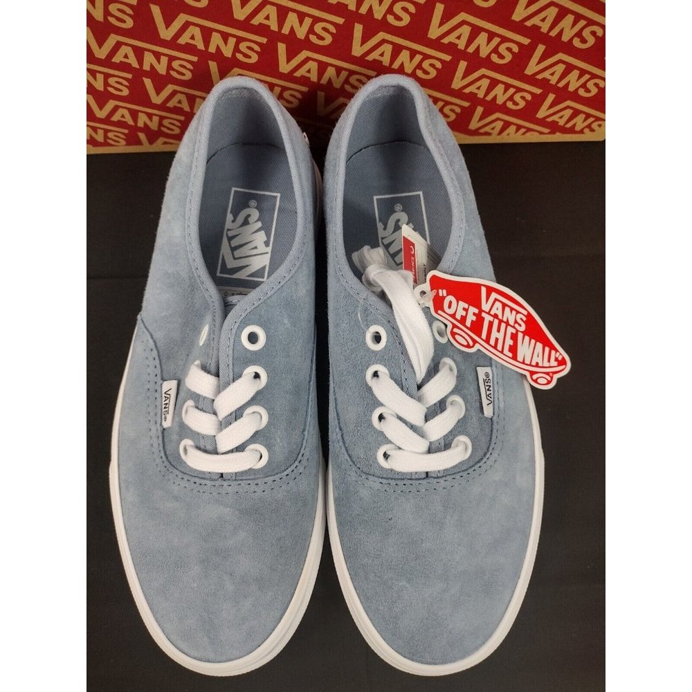unisex Vans Shoe color light blue sizes #Men(5.5)woman(7.0)